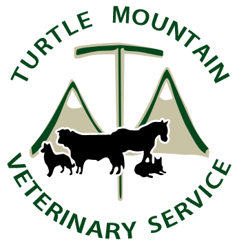 Turtle Mountain Veterinary Service Logo